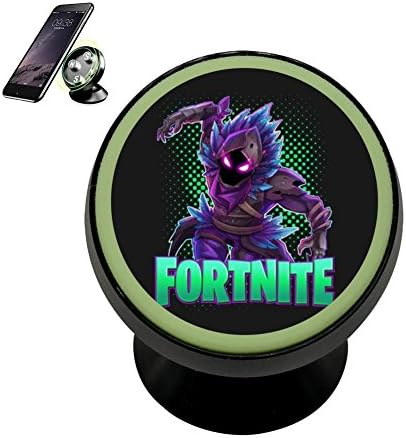 JTYGREL For-Tnite Graphic Magnetic Vehicle Mounted Mobile Phone Bracket Holder 360 With Noctilucent Function