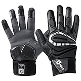 Cutters Force Lineman Gloves, Black, Adult X-Large
