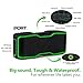 Port Wireless Waterproof Bluetooth Stereo Speaker for Thumbing Bass&Powerful 20W Sound|Durable & Portable for Underwater/Outdoor Adventures,Pair Up with iPhone, Android Cell Phone,iPad, iPod, Echo Dot