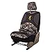 Browning Arms Company Buckmark Logo Infinity Camo Car Truck SUV Universal-Fit Seat Airbag Compatible Low Back Bucket Seat Covers with Head Rest Covers - PAIR
