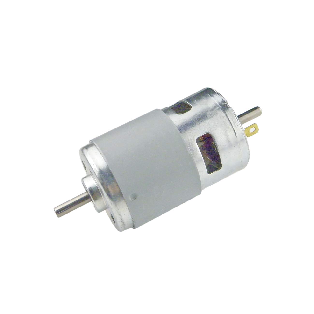 CHANCS Electric Motor 775 12V DC Motor 6000RPM DC 24V 12000RPM 5mm Shaft DC Motor Double Shaft for Engraving Machine Lathe Tool