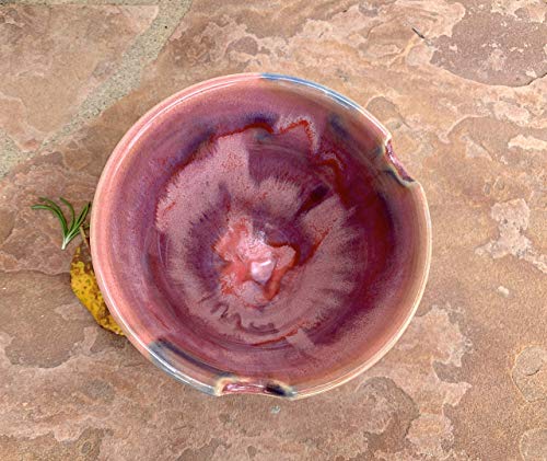 Pink Chopstick Bowl, handmade pottery dinnerware dish - Thumbnail 6