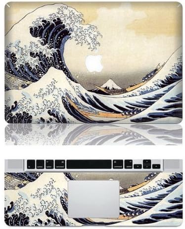 The Great Wave Macbook Decals Stickers for Apple Macbook