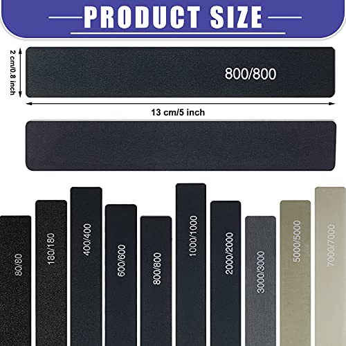 40 Pcs Polishing Sticks Sanding Sticks for Plastic Models Assorted