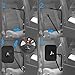Bentolin Shake Proof Door Off Mirrors,Quick Release Adventure Mirrors Fits all Jeep Wrangler JK JKU CJ YJ (1 Pair), Textured Black