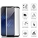 Lendgaga Full Coverage edge screen protector for Samsung Galaxy S8 New Upgrade Strengthen tempered glass screen film with high-definition transparent, anti-foam, 3D touch feel, 9H HD! (Black)