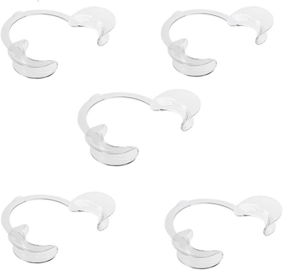 5 Pack Disposable CShape Dental Mouth Opener Cheek Retractors for
