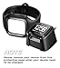 Clayco Fitbit Versa Band, [Hera Series] Shock Resistant Bumper Frame Case with Strap Bands for Fitbit Versa Sports Replacement Smart Fitness Watch Wristband (Black)