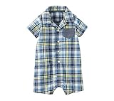 Carter's Baby Boys' Plaid Romper
