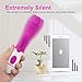 CNHIDEE Silicone Rabbit Vibrator with Multi Speed Vibration Frequencies for Clitoral and G Spot Stimulation, 4.8 Ounce