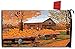 Briarwood Lane Pumpkinville Fall Magnetic Mailbox Cover Autumn Wagon Barn Standard