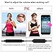 KINVOCA Running Over Ear Earbuds with Microphone Remote Noise Cancelling Earhook Headphones Sweatproof Stereo in Ear Earphones Gym Jogging Workout Exercise for iPhone Android iPad Samsung, Blue