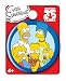 Simpsons The Family Single Button Pin Action Figure