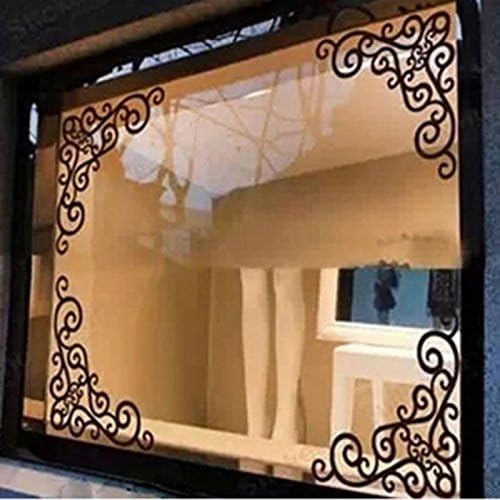 Home Product Four Pieces of Corner Flowers Wall Displaying Stickers DIY Art Wall Decal Decor Bath Room Stickers Removable