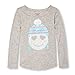 The Children's Place Girls' Long Sleeve Curved Hem Graphic Tee