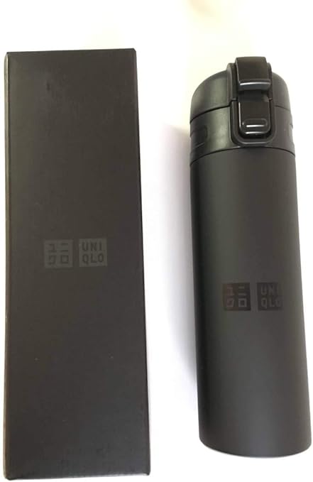 Amazon 18 Uniqlo ユニクロ 感謝祭 オリジナルステンレスボトル 水筒 330ml 黒 ブラック ノベルティ アニメ 萌えグッズ 通販