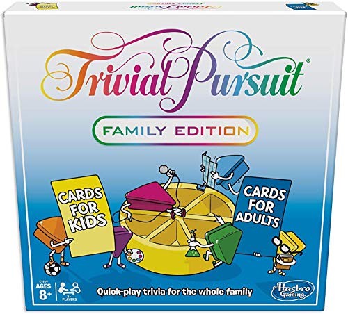 Hasbro Gaming Trivial Pursuit Family Edition (Best Family Games For Kids)