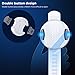 DUSA Baby Safety Locks, Child Proof Cabinets, Update Version, Dual Button Operation, Adjustable Strap, Uses 3m Adhesive For Drawers, Appliances, Toilet Seat, Fridge, 6 Piece