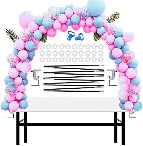 Chamvis Table Balloon Arch Kit Adjustable Balloon Arch Stand for Baby Shower,Wedding, Festival, Graduation,Birthday Decorations and DIY Event Party Supplies