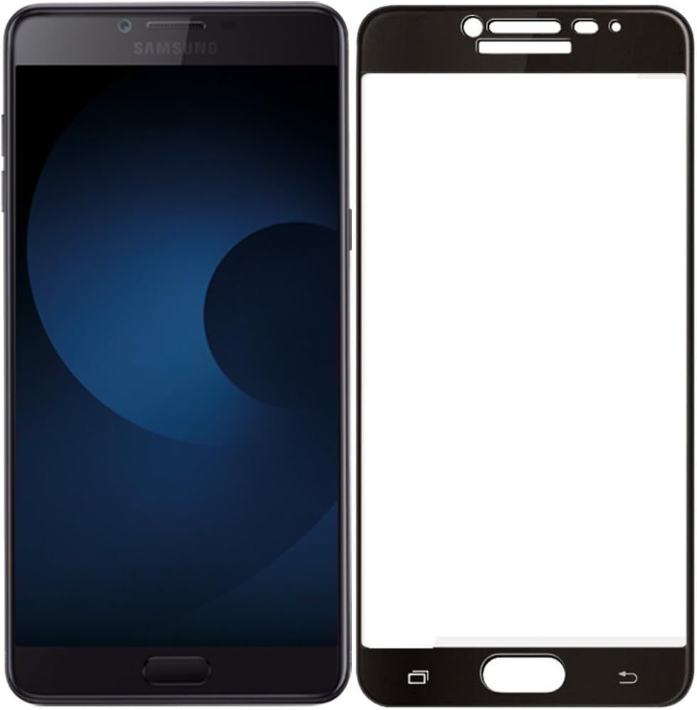 Cell Planet Black Color Temper Glass For Samsung Galaxy C9 Pro