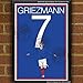 France Soccer Print - Antoine Griezmann Poster - Soccer Art - Unframed Football Print - Soccer Decoration - France Soccer Poster - Graphics 17 - Griezmann Football Art