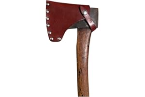 SENVITATE Hatchet Sheath, Leather Axe Sheath Holster, Hatchet Cover Axe Protector Case Cover Camping Accessories