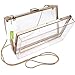 HQdeal Luxury Acrylic Fashionable Transparent Evening Clutches Shoulder Bags Handbag for Women Ladies Gift Ideal