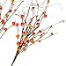 VGIA 18 Inch 3 Packs Red Berry Picks Artificial Red Berry Branches Fall Decorations Home Decor