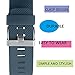 ACBEE For Fitbit Charge Hr Band,Contains instructions,Perfect Charge Hr Band, Make Your Fitbit Charge Hr New Look(Slate, Large)
