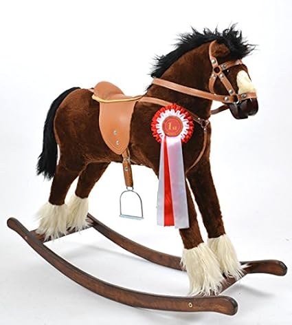 ALANEL Titan Sehr Hochwertiges Großes Schaukelpferd / Schaukeltier Handarbeit NEU & OVP (Twister)