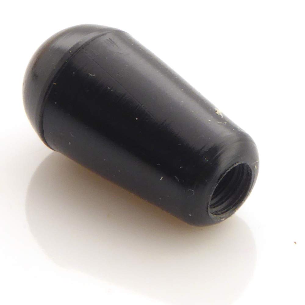 Black Guitar toggle switch Tip Cap Knob screw on 4.0mm