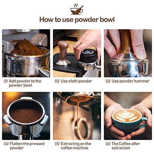 54mm Bottomless Naked Portafilter Fits 54mm Breville 8 Series Barista Series Filter Basket