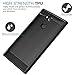 Sony Xperia XA2 Ultra Phone Case, MoKo Soft Lightweight TPU Bumper Cover Carbon Fiber Design Anti-Scratch Slim Back Panel Shock Aborsption Cellphone Shell for Sony Xperia XA2 Ultra 6 Inch, Black