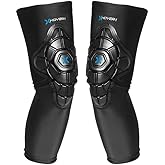 Hover-1 Men's Protective Knee Pads | Hard PU Shells for Impact Resistance, Lightweight Breathable Material for Medium, Black