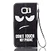 Galaxy S7 Edge Case, Firefish [Kickstand] PU Leather Flip Purse Case Slim Bumper Cover with Lanyard Magnetic Skin for Samsung Galaxy S7 Edge + Including One Stylus-Blackeye