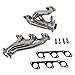 BBK 4010 1-5/8″ Shorty Tuned Length Performance Exhaust Headers for Ford Mustang 4.0L, V6 – Chrome Finishthumb 2