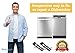 BlueStars W10195839 Dishwasher Rack Adjuster - Compatible with Whirlpool Kenmore KitchenAid Jenn-Air Dishwashers - Replaces WPW10195839 PS11750092 AP6016799 - PACK OF 2