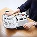 Electronic Organizer Travel Cable Organizer Bag Double Layer Gaget Carry Case for 7.9 Inch iPad Mini 1/2/3/4 Cables Phone Chargers Memory Cards Earphones Flash Hard Drive ( Dark Blue,Small)