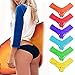 CROSS1946 Sexy Women's Bikini Thong Bottom Brazilian V Cheeky Ruched Semi Swimsuit S Black