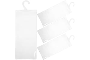 GLEAVI 4pcs Pvc Handicap Placard Holder Bag 270mm X 127mm Parking Sign Storage Pouch for Vehicle Parking