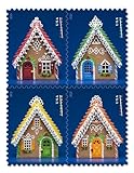 USPS Forever Postage Holiday Gingerbread Houses -- Booklet of 20