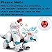 wodtoizi RC Dinosaur Robot Toys Remote Control Walking Dinosaur Roar Dino Robot Triceratops Intelligent Interactive Educational Dancing Singing Missiles Launch Water Mist Spray Storytelling Learning