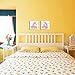 BOLUO Unicorn Canvas Wall Art for Girls Room Framed Painting Prints Rustic Picture Poster Nursery Children Kids Bedroom Decor Cute Pink 12x12 (D-2SET)