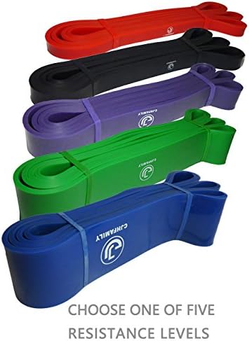 Pull Up Assist Resistance Bands Heavy Duty Exercise Circular and Loop Bands Set BY POWER GUIDANCE for Body Weight - Sale is for a Single Unit or Set