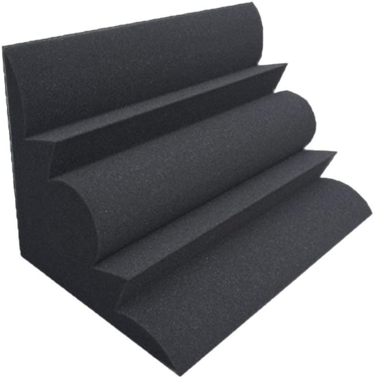 SZQAcoustic Panels Corner Acoustic Panels, 30 * 30 * 50CM Black Fire