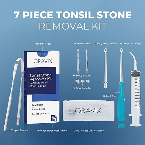 ORAVIX Tonsil Stone Removal Kit Tonsil Stone Remover Fast Painless