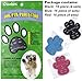 Loobani 48 Pieces Dog Paw Protector Traction Pads To Keeps Dogs From Slipping On Floors, Disposable Self Adhesive Shoes Booties Socks Replacement, 12 Sets for 4 Paws (L, Assorted)