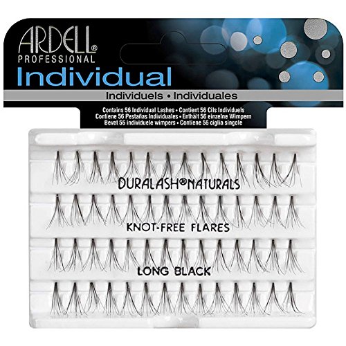 Ardell DuraLash Individual Long Flare Lashes, Black 56 ea