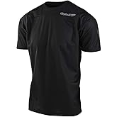 Troy Lee Designs Cycling MTB Bicycle Mountain Bike Jersey Shirt for Girls & Boys, Youth Skyline SS (Black, Medium)