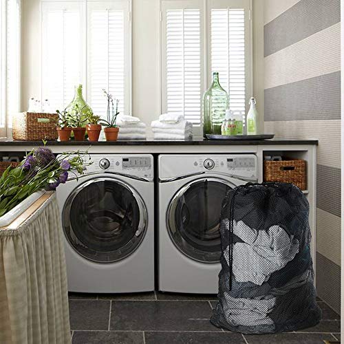 Meowoo Large Mesh Laundry Bag with Drawstring,27×35inch Washing Bag Net for Washing Machine